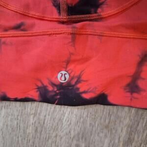 Lululemon Women's Red and Multi Legging